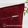Sungeek Set of 2 Soft Chenille Cushion Covers 45x45cm Square