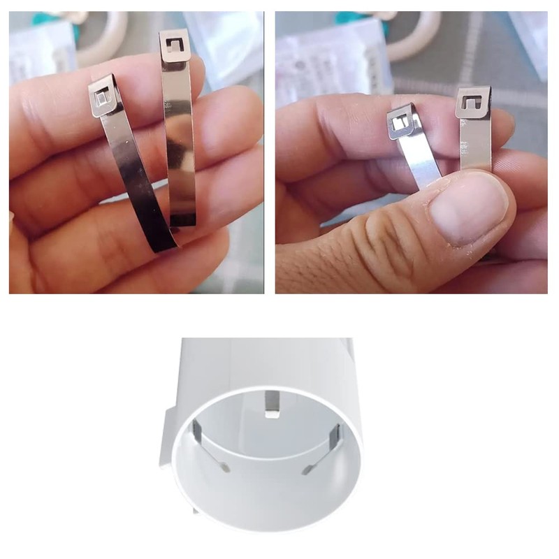 UtySty 10 Pack Cup Dispenser Retainer Spring Replacement Stainless Steel