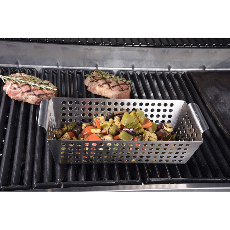 SANTOS Vegetable Basket S/Grill Wok 31.5 x 13.5 x 7.7