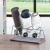 Metaltex 323003 Dish Drainer for Bottles, Grey, 30 x 17