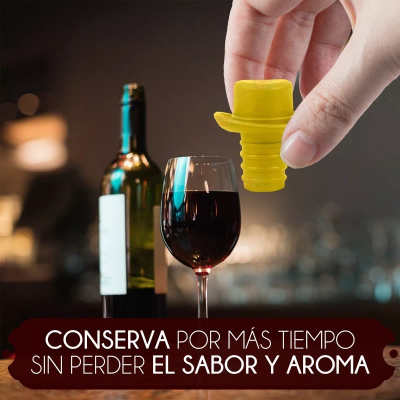 Slim Company Tapon Para Botellas De Vino En Forma De