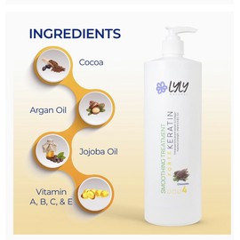 Lyly Natural Magic Keratin Brazilian Kit- Forte Chocolate- 32 FL oz e 946 ml