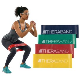 THERABAND - Bucles de Resistencia Profesional, Mini Banda de látex para Ejercicio en casa y Pilates de la Parte Inferior del Cuerpo, Crossfit, Yoga, E