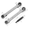 Timsec HVAC Service Wrench, Refrigeration Wrench With 2 Pcs HVAC