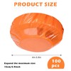 Framad 100 Pcs Smoke Detector Cover, 3.94 Inch, Orange Plastic