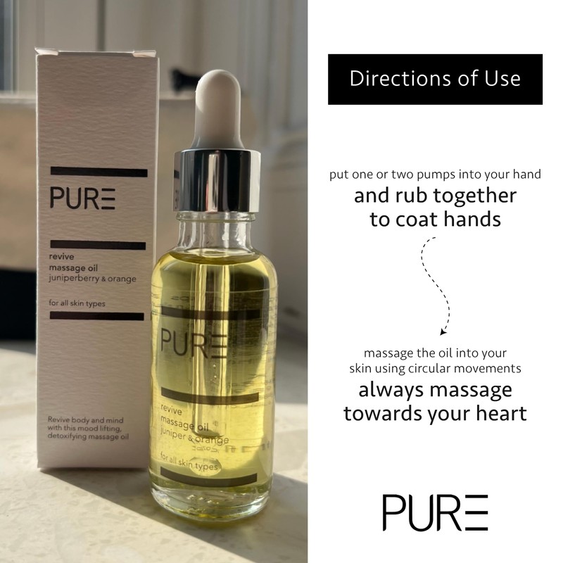 Revive Body Oil from PURE Spa Skincare 100ml - Juniper