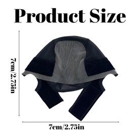 Wigs Grip Cap, Black Lace Wigs Caps to Hold Wig in Place, Comfortable and Adjustable Wig Grip Headband for Secure Fit, Ideal for Daily Wear and Special Occasions