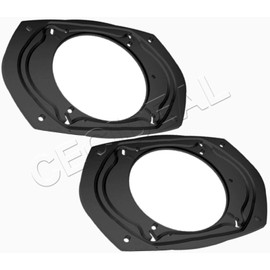 Universal 6 X 9/5 X 7/6 X 8 to 5.25/6.5 Inch Car Speaker Adapter Plate (Pair)