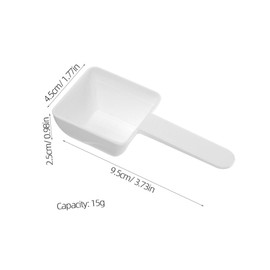 Mobestech 40pcs Laundry Supplies Plastic Scoops for Laundry Measuring for Household Commercial Cleaning