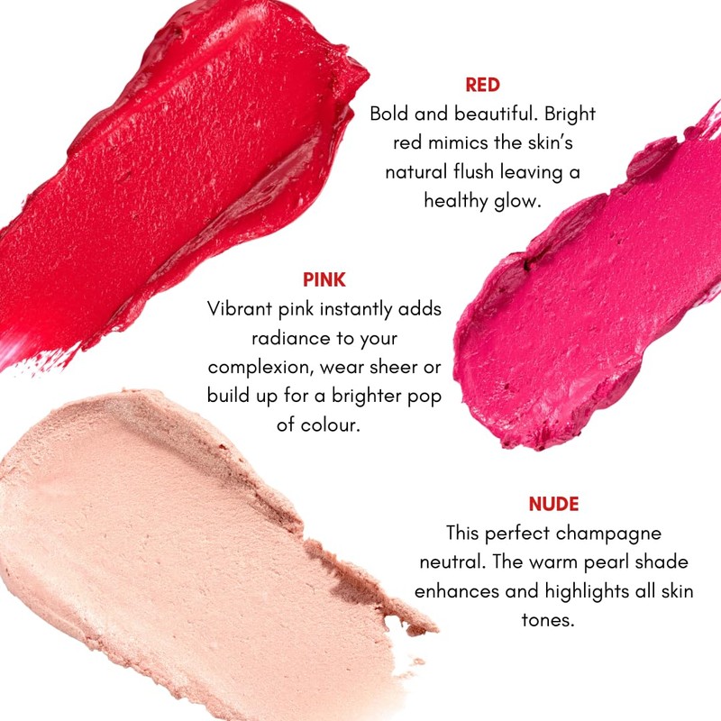 Ruby Hammer Cheek Colour - Red - Creamy, lightweight, multi-stick