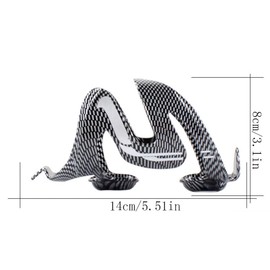 Leheybia 1 Pcs Carbon Fiber Lightweight Bicycle Water Bottle Cage for Cycling Mountain Bike Bottle Cage Water Cup Holder Bike Stand (Black)