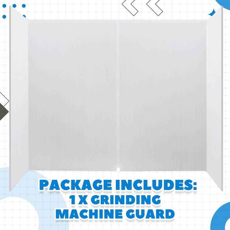Kritkin Plastic Splatter Guard for Stained Glass Grinder Splatter Screen