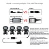 Unbranded Set of 4 Submersible 36LED RGB Pond Spot Light