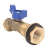 Brass Ball Valve Quarter Turn Water Tank Spigot Rain Barrel
