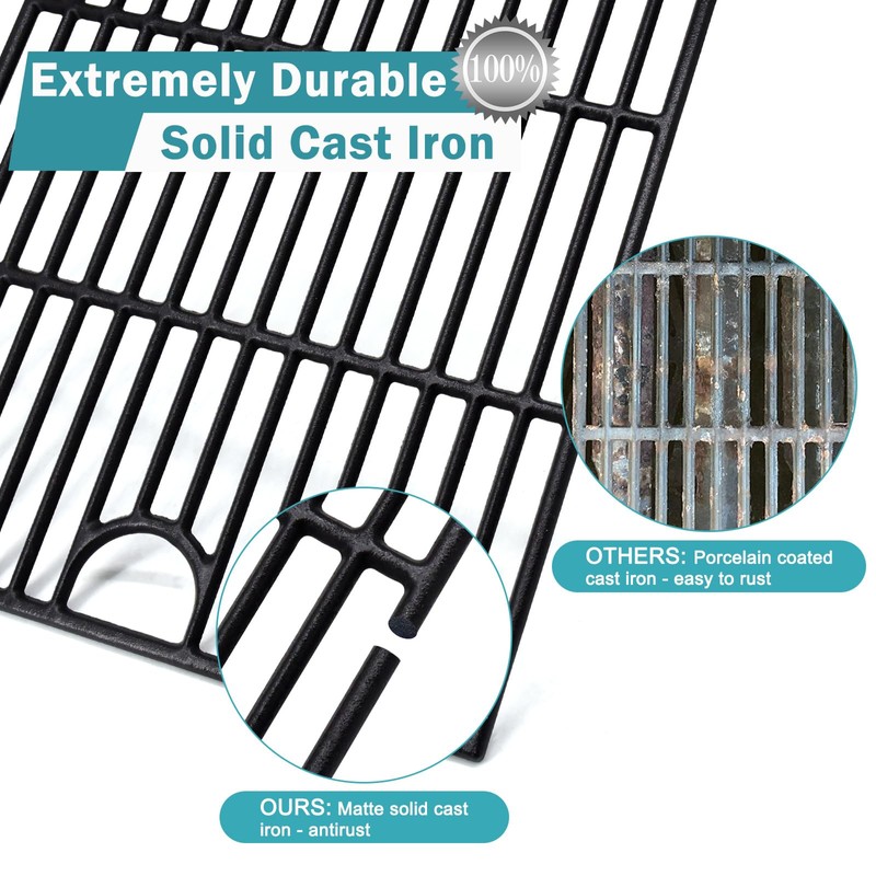 Criditpid Grill Grate Replacement for Nexgrill 4 Burner 720-0830H 720-0783E,
