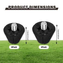 12 Pack 13mm + 16mm Football Boot Studs Replacement, Plastic Studs for Soccer Cleats, Rugby Boot Studs Replacement, Rugby Studs, Football Cleat Replacement Studs, Football Cleats Screw on Studs