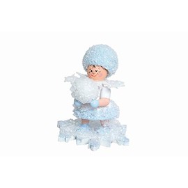 Snowflake with Snow Globe – 5 cm