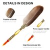 GC QUILL Feather Glass Dip Pen and Ink Set, Glass
