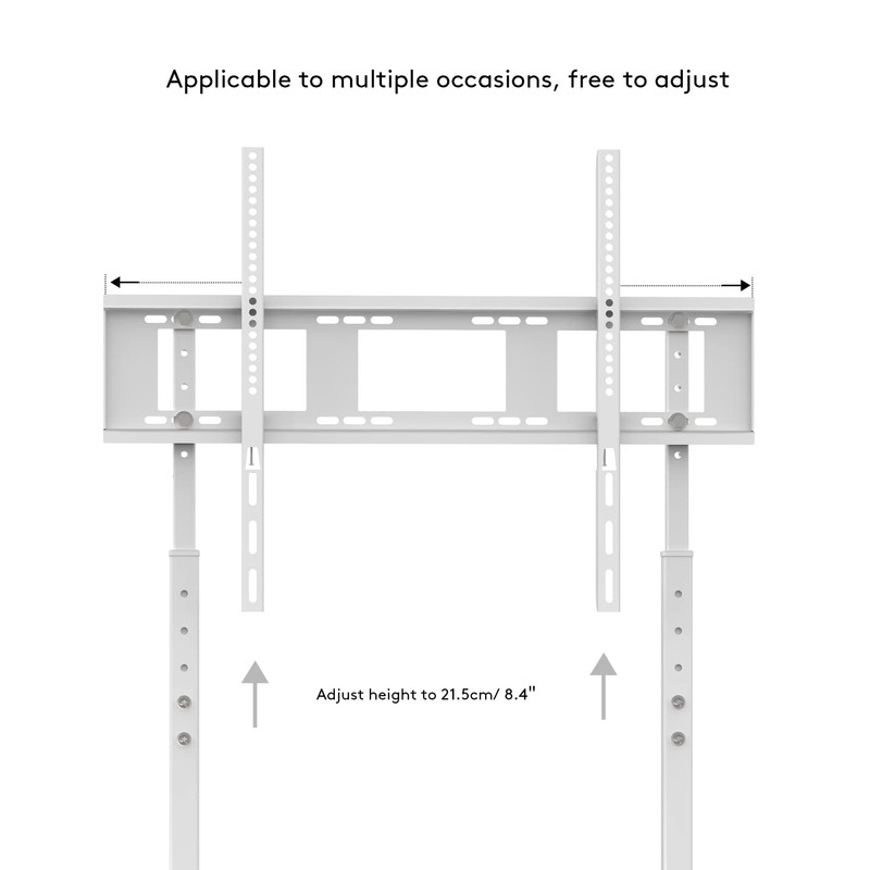 unho Universal Against The Wall TV Stand Floor: Free Standing