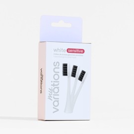 MY VARIATIONS 3 x White Sensitive Gum Brush Head