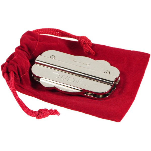 Slider Hanayama Puzzle, New 2020 Release, with RED Velveteen Drawstring Pouch