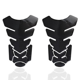 2 Stück Tankpad Motorrad, 3D Tankaufkleber Wasserdicht, Motorrad Tankpad Selbstklebend, Tankaufkleber Motorrad Carbon Optik, Tank Pads Für Honda Kawasaki KTM Duke 125 Motorräder Universal
