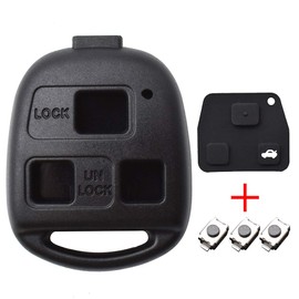 3 Rubber Button Pad Switch Remote Car Key Shell Fob Case For Toyota Land Cruiser FJ For LEXUS GX470 LX470 RX300 RX330 RX400H RX350 ES300 ES330 GS300 GS400 GS430 IS300 LX400 LS430 SC430 SC300 SC400