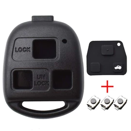 3 Rubber Button Pad Switch Remote Car Key Shell Fob Case For Toyota Land Cruiser FJ For LEXUS GX470 LX470 RX300 RX330 RX400H RX350 ES300 ES330 GS300 GS400 GS430 IS300 LX400 LS430 SC430 SC300 SC400