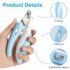 DONGKER Pet Nail Clippers, Dog Claw Cutter with Ultra Bright
