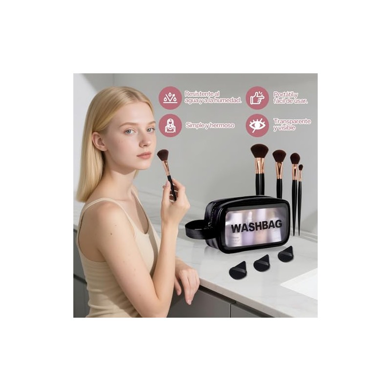 ASVEL 51 Piezas Set de Brochas de Maquillaje Profesional Completo,