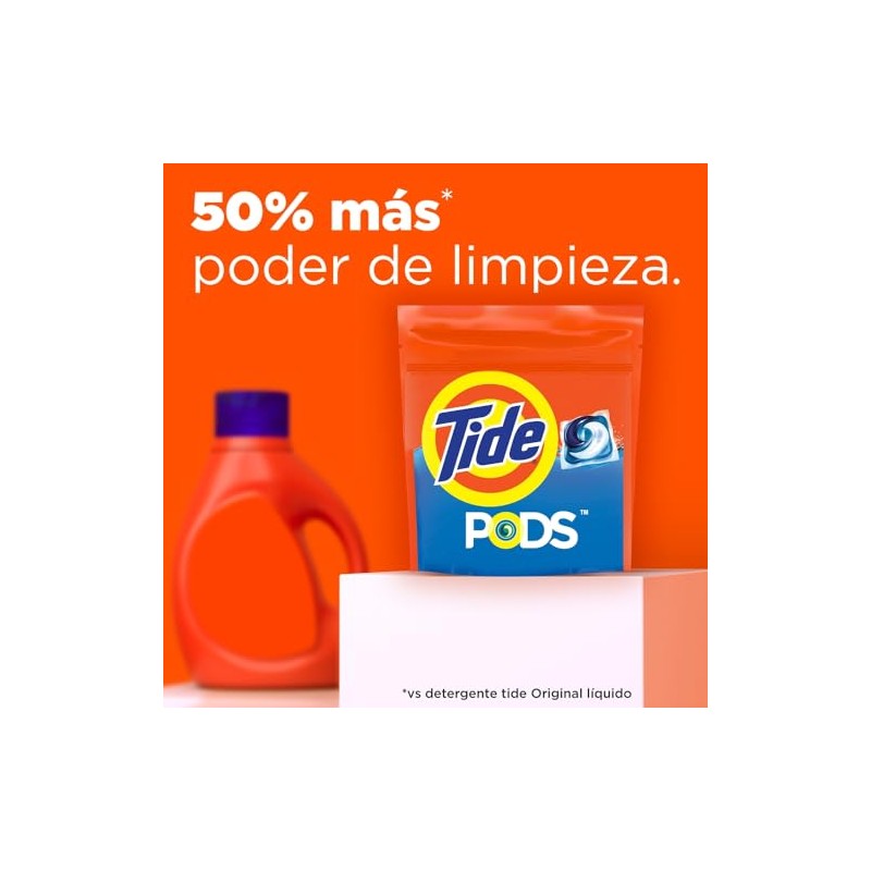 Tide Detergente En Cápsulas Pods, Para Ropa Blanca Y De