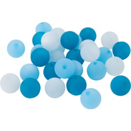 Polaris Beads Mix 10mm Blue (Pack of 30)