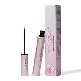 Eine puderartige Pause – Serum 5 ml Wachstum Wimpern & Augenbrauen mit starken natürlichen Wirkstoffen, sichtbare Ergebnisse 28 Tage, stärkt das Volumen & den Blick, ideal für empfindliche Augen, ohne