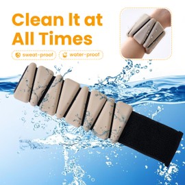 ChoiceCart Wrist and Ankle Weights for Women – Adjustable Silicone Weighted Bands for Workout, Running, Swimming, Pilates, Strength Training & Physical Therapy – 2lb