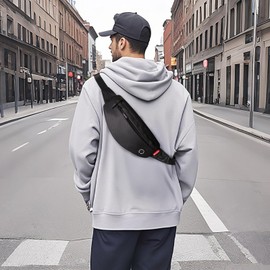 TINYAT Waist Bag for Men Women Small Fanny Pack Bum Bag Waterproof Sling Pocket Sport Running Hiking Travel T2003