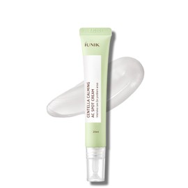 Iunik- Crema Calmante para Manchas de Acné con Gel de Centella Concentrado al 81% con Aha, Bha, Pha, Ácido Salicílico y Niacinamida.