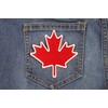 Canada Maple Leaf Patch - 4x4 inch. Embroidered Iron on