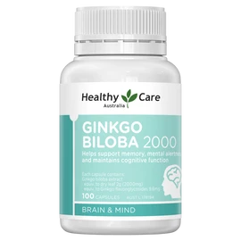 Healthy Care Ginkgo Biloba 2000mg 100 Capsules