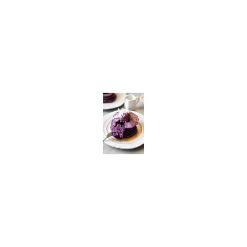 Mochi Foods Ube Mochi Pancake and Waffle Mix, 8 oz,