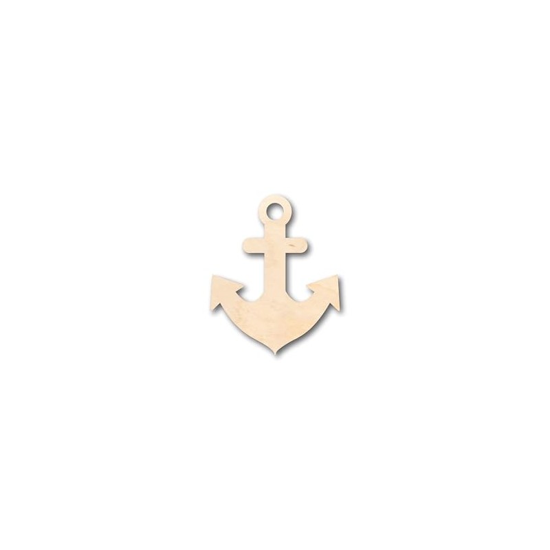 Unfinished Wood Thick Anchor Shape Craft up to 46" DIY