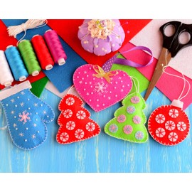 EraGreen Premium Craft Felt 1.5 m Width x 0.5 m Length - 3 mm Felt for Crafts - Decorative Fabric Wool Felt Fabric Felt Roll Grey (Sold by the Metre)