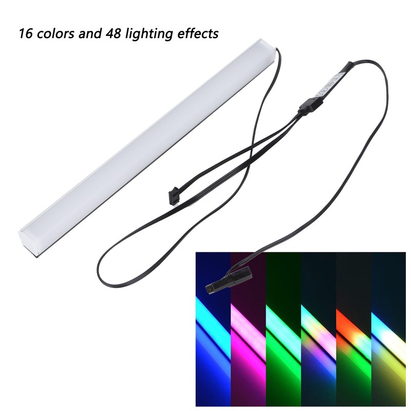 Tube Lamp 5V LED Colorful Acrylic Magnetic 3 Pin Strip