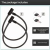 Bicycle Lock 2 Pieces Reinforced Cable 60 cm High Performance