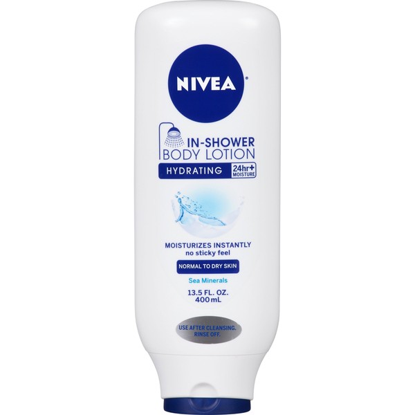 NIVEA In-Shower Hydrating Body Lotion 13.5 Fluid Ounce