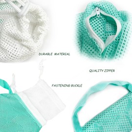 FANOVO Cat Bathing Bag, Cat Shower Net Pet Bag, Cat Grooming Washer Mesh Bag, Adjustable Breathable Multifunctional Anti-Bite and Anti-Scratch Restraint Bag with Pets Nail Clippers for Cat's Bathing