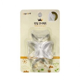 Transparent 4-Piece Corner Protectors for Child Safety & Injury Prevention Matte