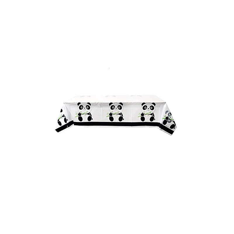 LYT Panda Tablecloth Birthday Table Cloth Panda Theme Table Cover