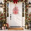Christmas Door Hanging Sign,Wooden Christmas Door Sign,Christmas Decoration