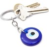 COLORFUL BLING 2-3PCS Evil Eye Keychain Good Luck Amulet Keyring
