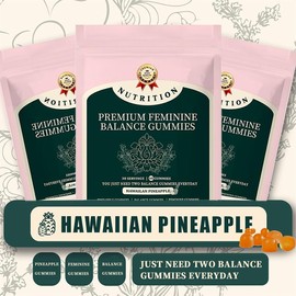 Vital Source Feminine Gummies, Pineapple Gummies for Women, Premium Feminine Balance Gummies, Feminine Balance Gummies for Women-1 BAG